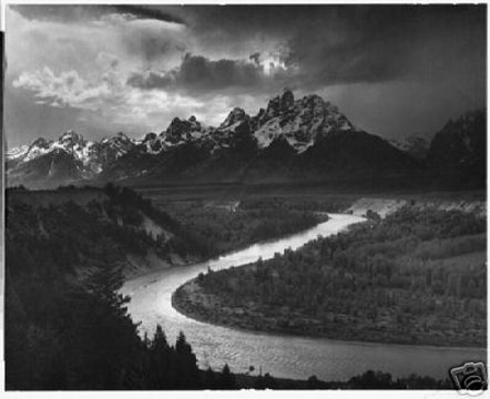 (image for) Ansel Adams Snake river - Click Image to Close