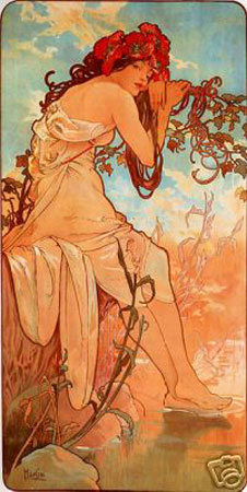 (image for) Summer Alphonse Mucha - Click Image to Close