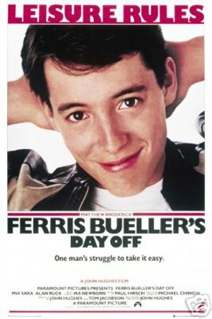 (image for) Ferris Bueller Leisure rules