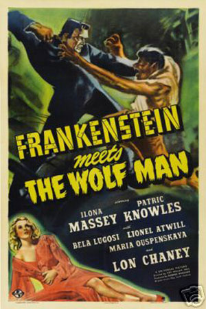 (image for) Frankenstein meets the Wolf Man - Click Image to Close