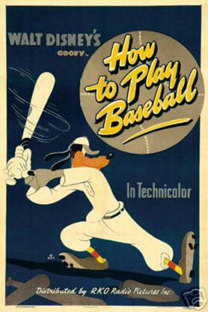 (image for) Goofy How to play baseball - Click Image to Close