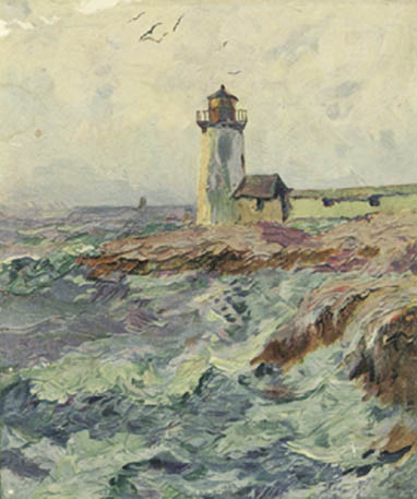 (image for) Lighthouse At High Tide