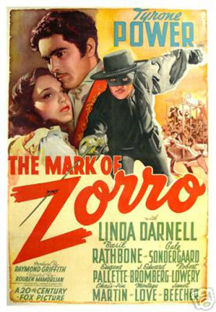 (image for) The mark of Zorro Tyrone Power