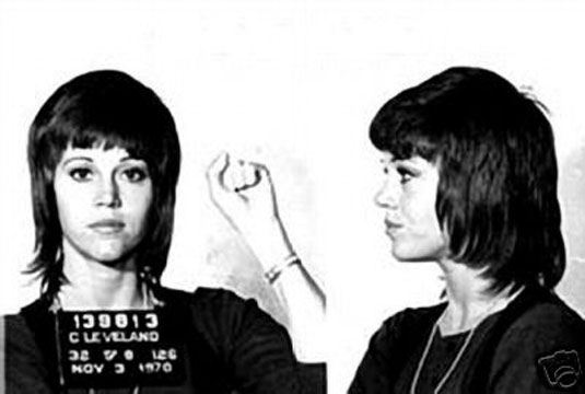 (image for) Jane Fonda Mug Shot