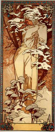 (image for) 1897 Winter Alphonse Mucha