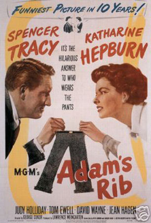 (image for) Adam"s rib Spencer Tracy Katharine Hepburn