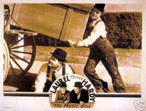 (image for) The music box Laurel and Hardy